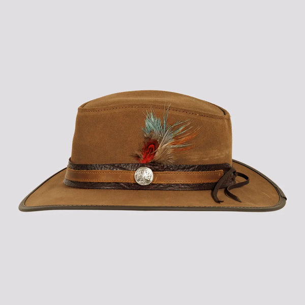 Bogart-Mocha-Suede-Leather-Hat-American-Hat-Makers-Side.jpg
