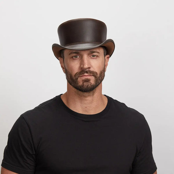 Bromley-Brown-Unbanded-Leather-Top-Hat-Mens-FW23-American-Hat-Makers_2_1.jpg
