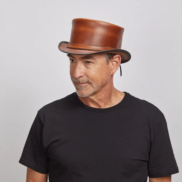 Hampton-Cyprus-Tan-Mens-Leather-Top-Hat-Mens-FW23-American-Hat-Makers_1.jpg