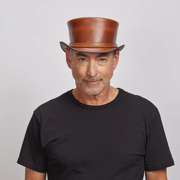Hampton-Cyprus-Tan-Mens-Leather-Top-Hat-Mens-FW23-American-Hat-Makers_2.jpg